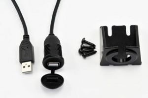 KABEL USB (M) - USB (M) GNIAZDO OKRĄGŁE ZAMYKANE 180 CM